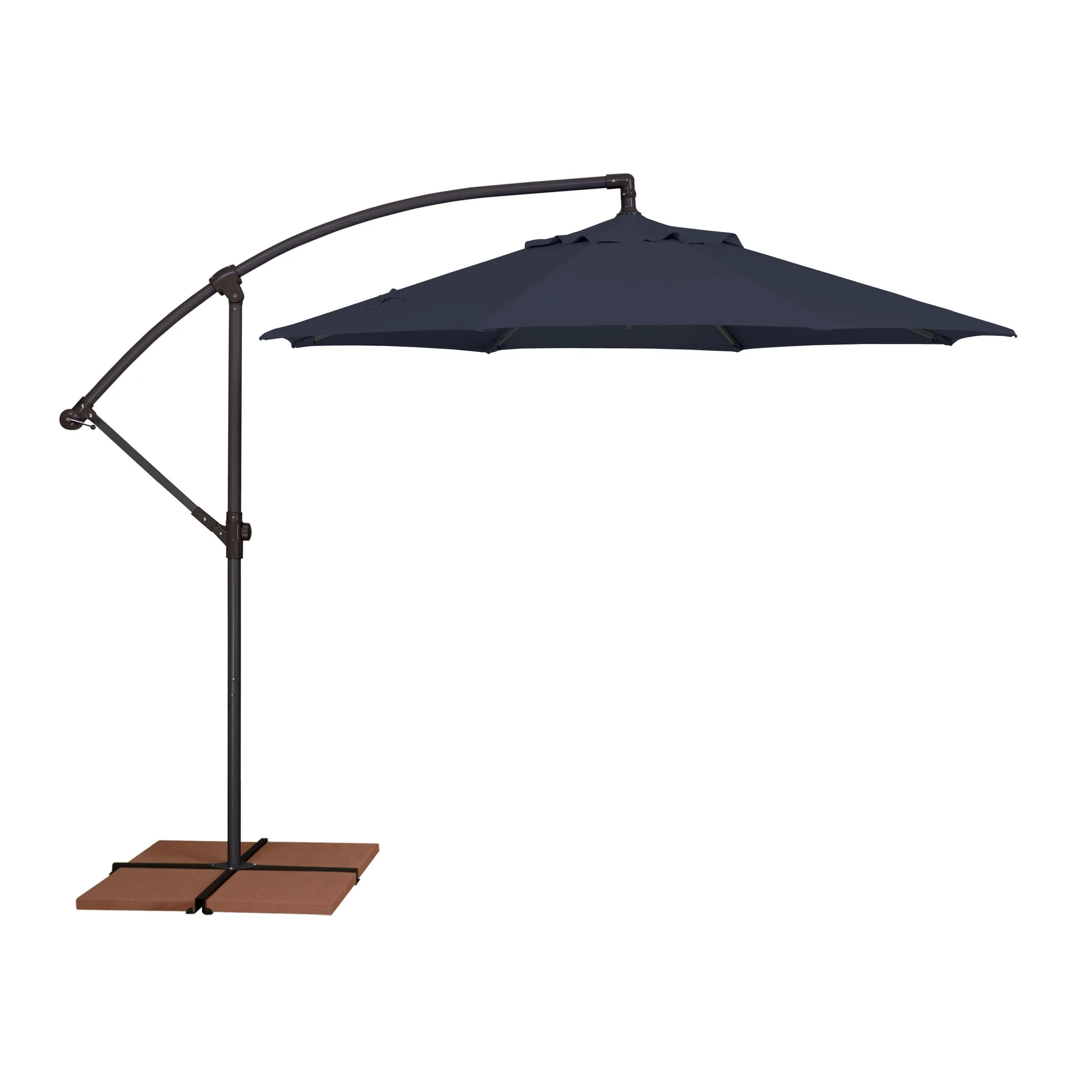 9' Octagon X-Base Cantilever Umbrella - Navy