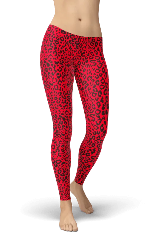 Animal print leggings