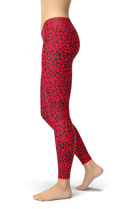 Animal print leggings