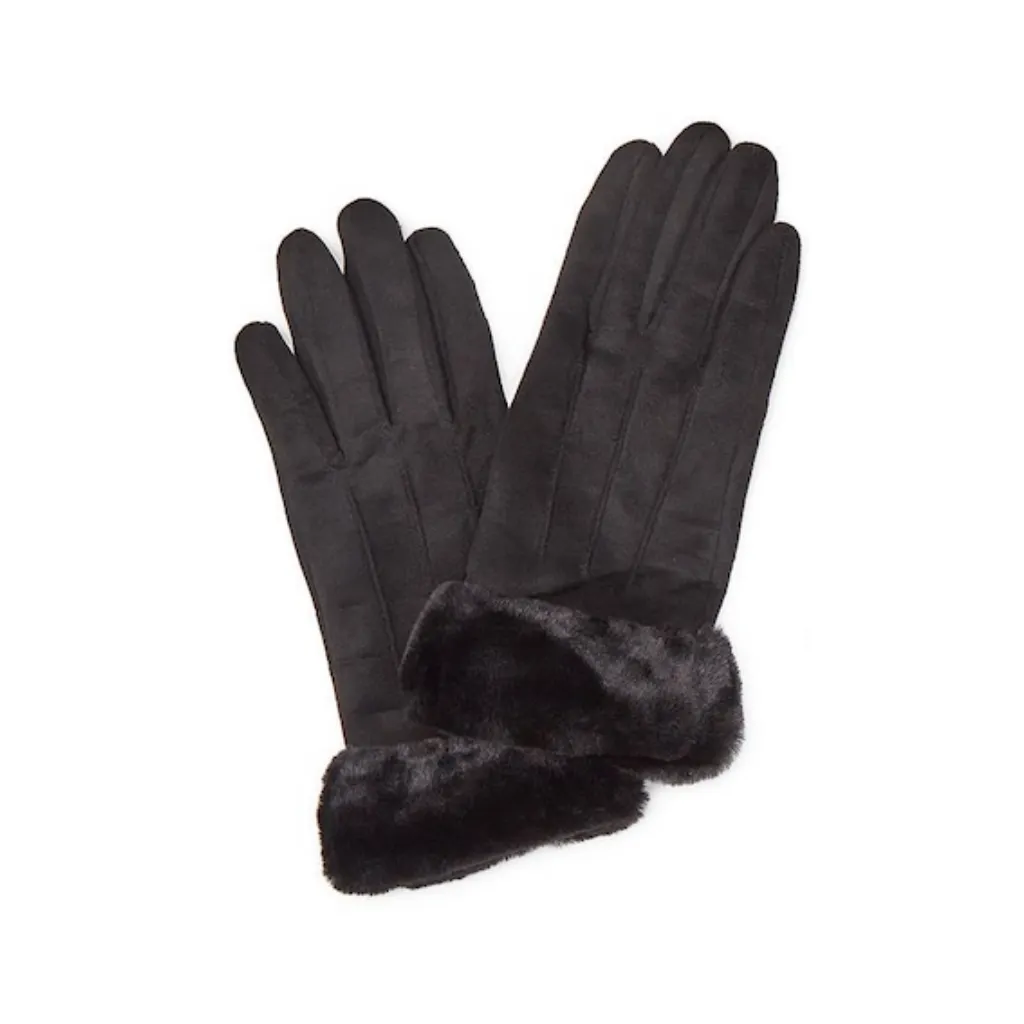 Back in Black Super Soft Micro Suede Gloves