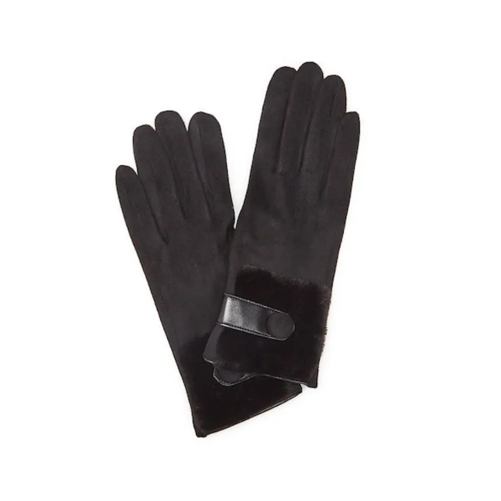 Back in Black Super Soft Micro Suede Gloves