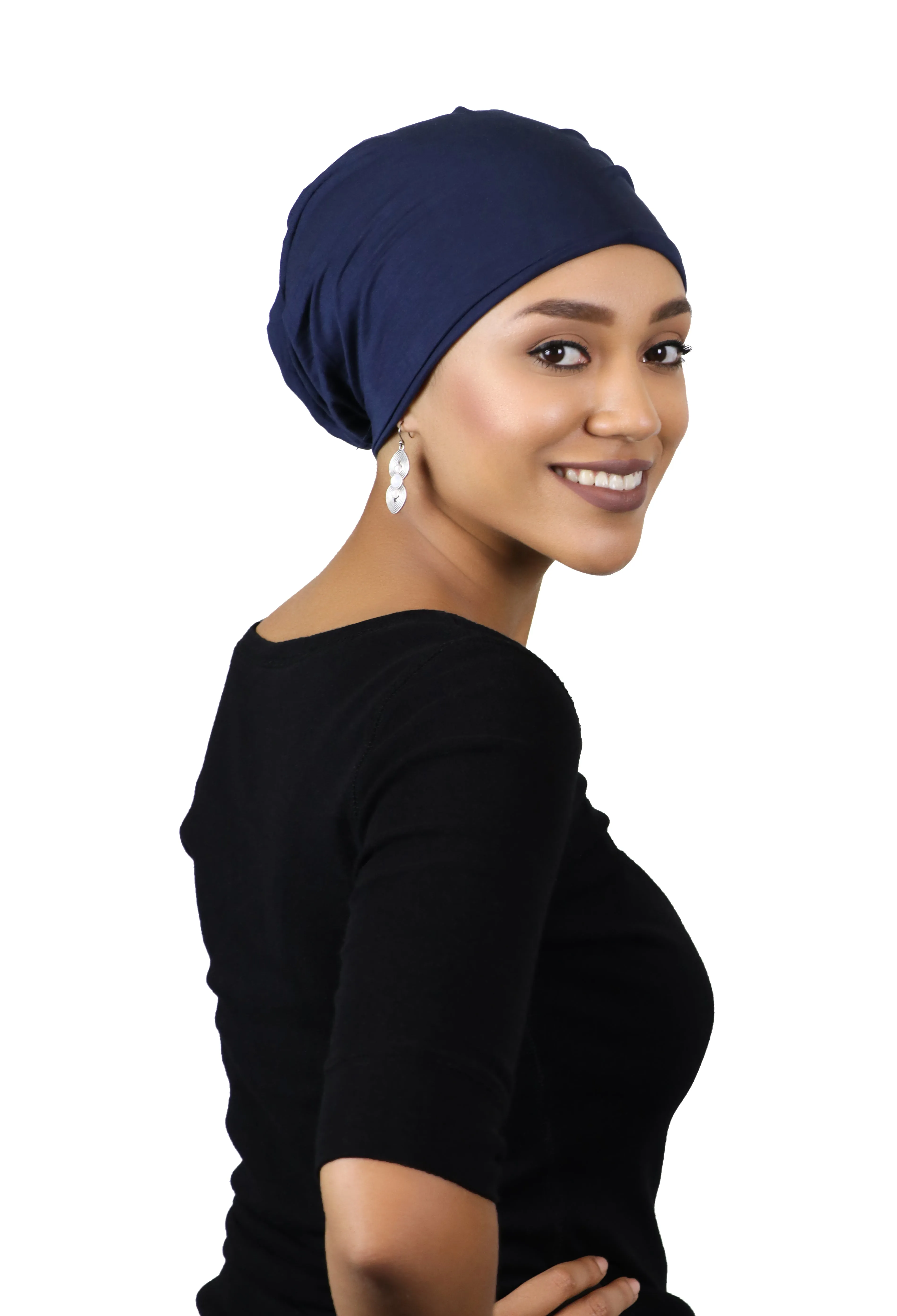 Bamboo Slouchy Beanie Turban Hat Chemo Headwear 50  UPF Sun Protection