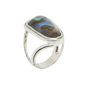 Barse Fair Isle Abalone Ring