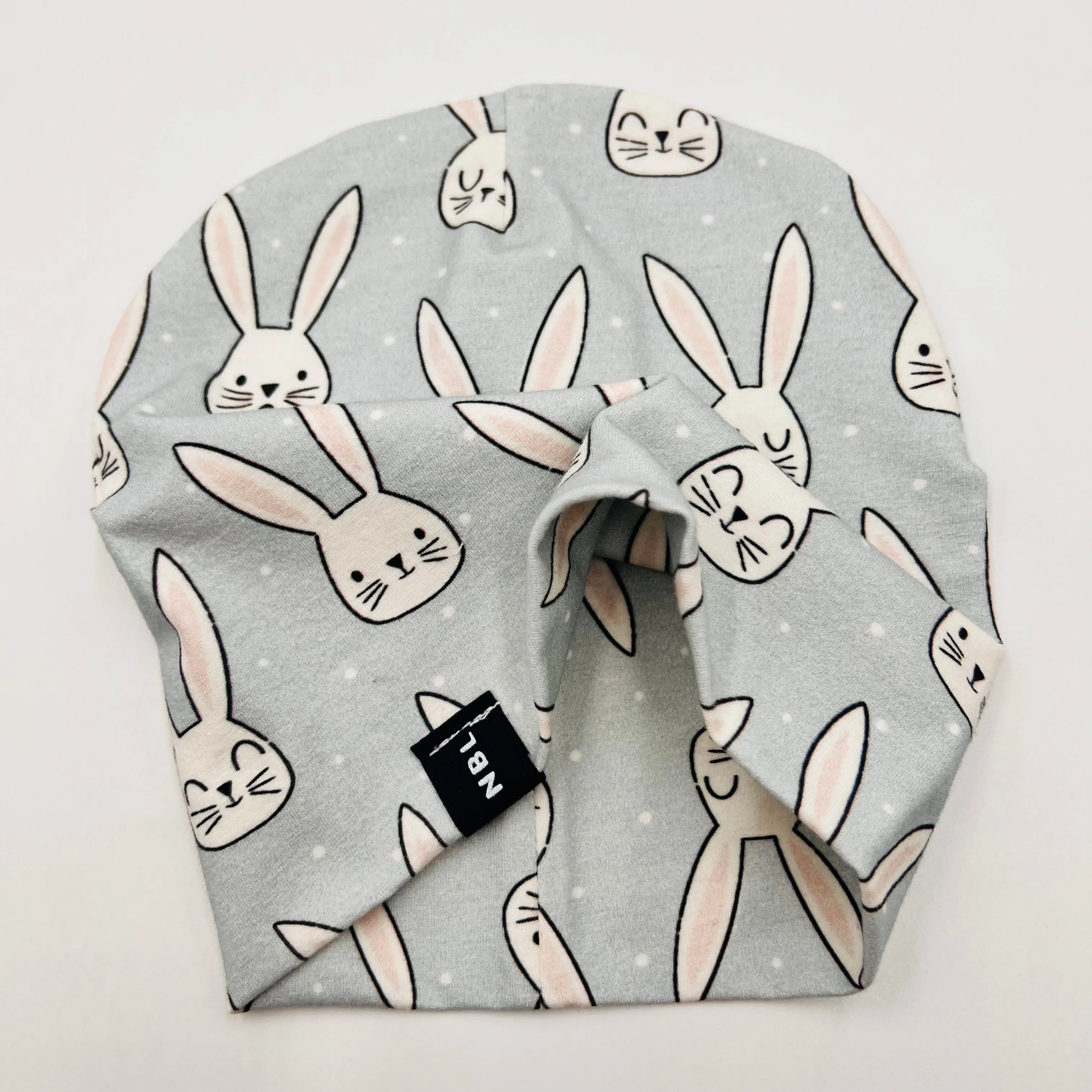 Beanie Hat (Light Blue Bunny)