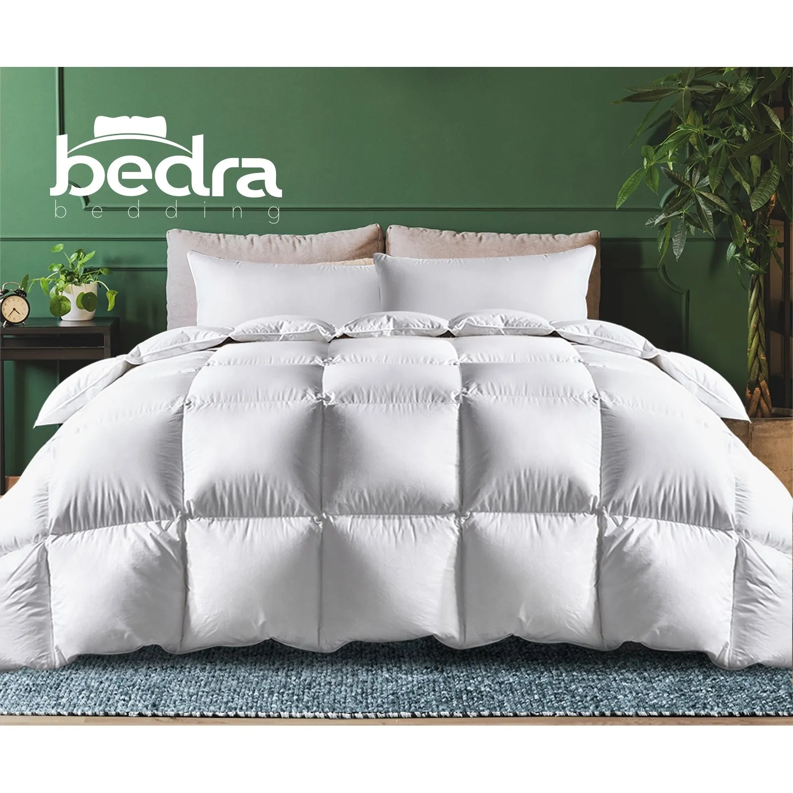 Bedra Duck Down Feather Quilt 500GSM Blanket Duvet Doona All Season Super King