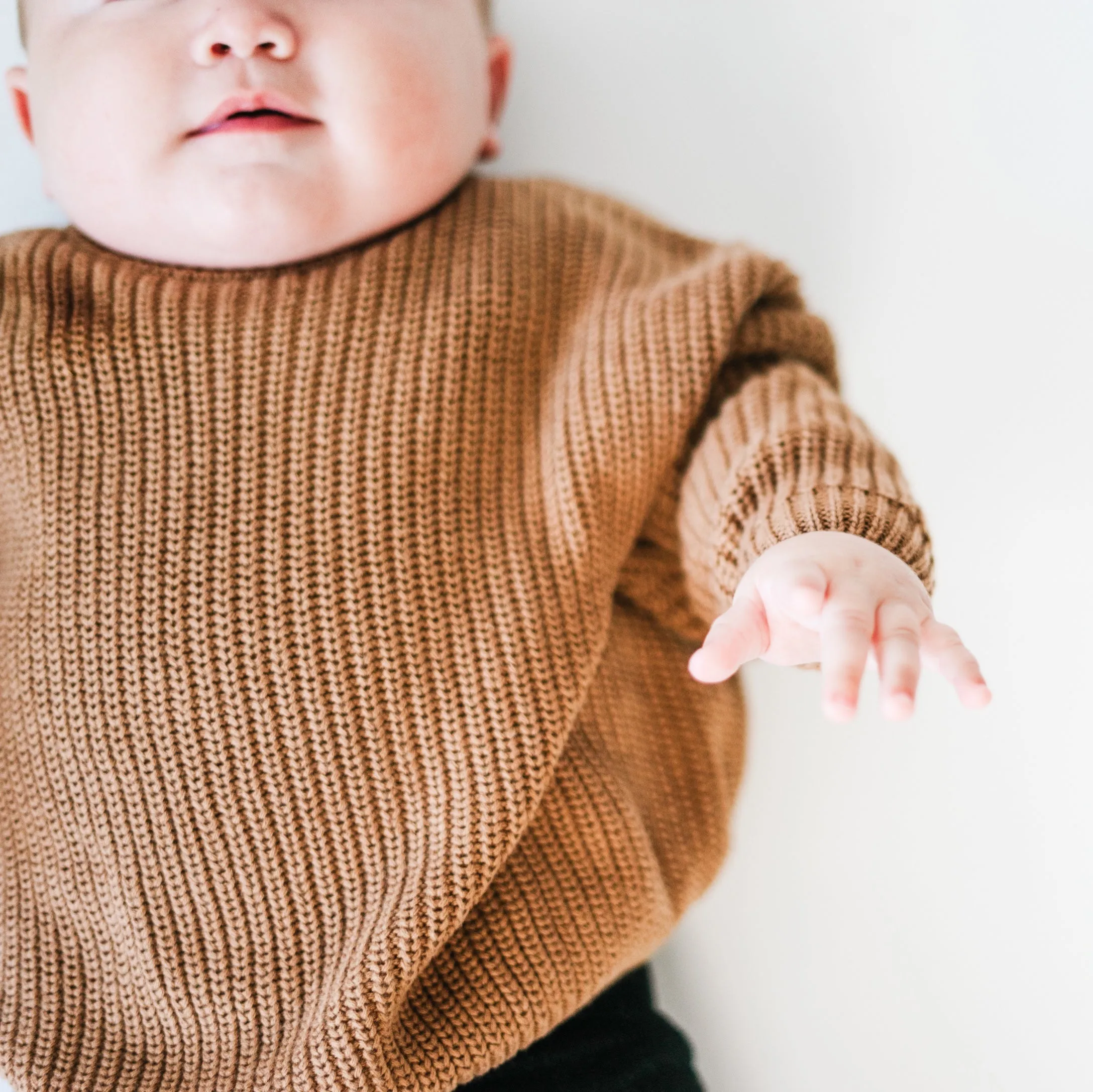 Belan.J Kids Knit Sweater - Caramel