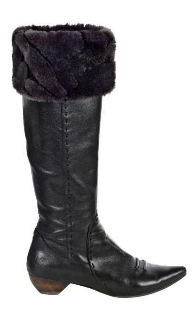 Boot Topper - Luxury Faux Fur in Aubergine Dream -  Sold Out!