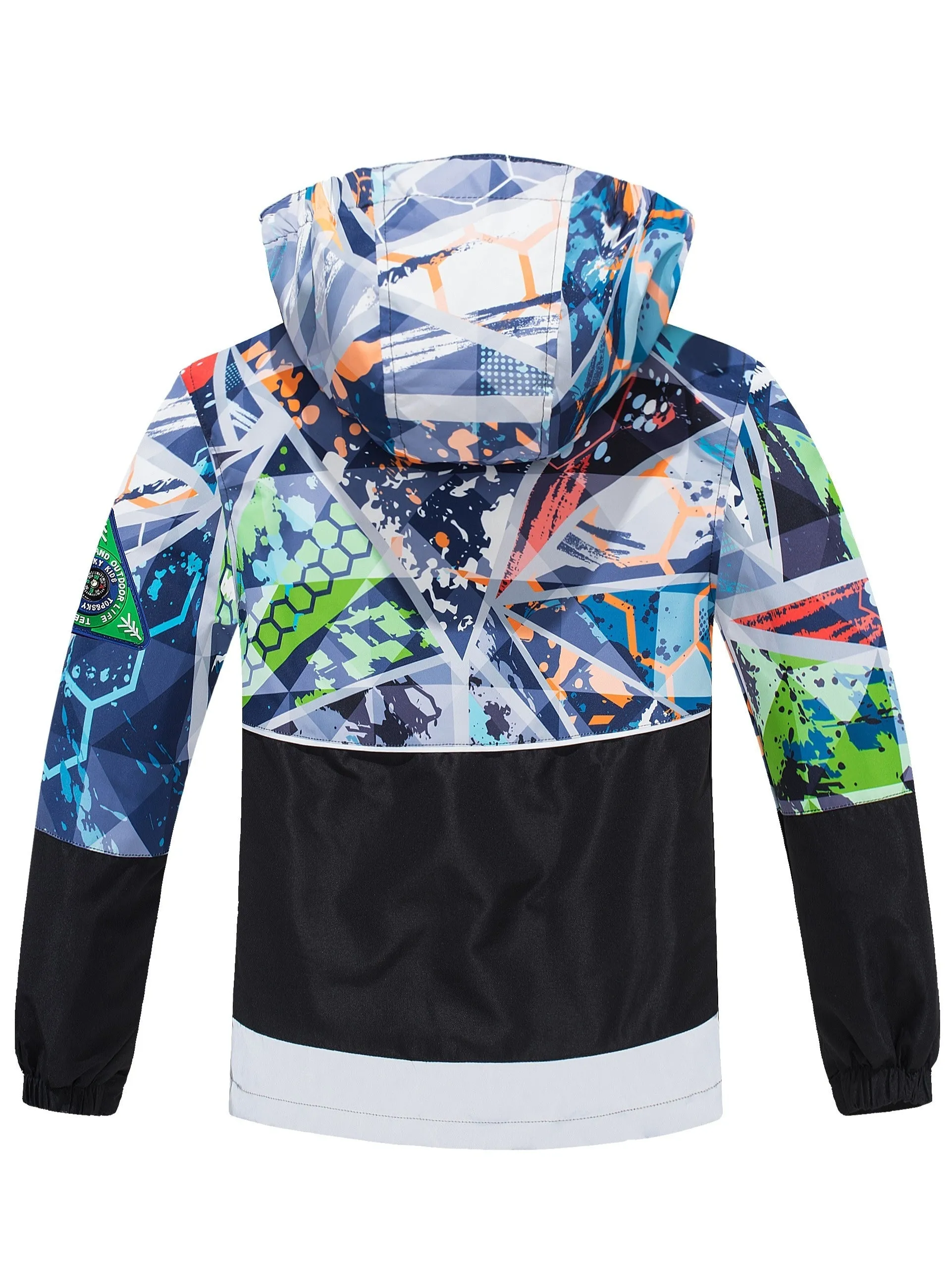 Boys' Starsky Rain Jacket - Waterproof & Fleece-Lined