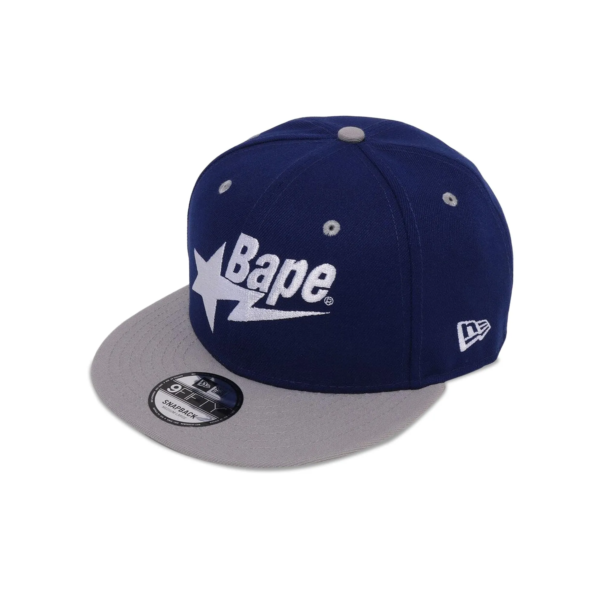 Cap BAPE Bapesta New Era 9FIFTY, blue