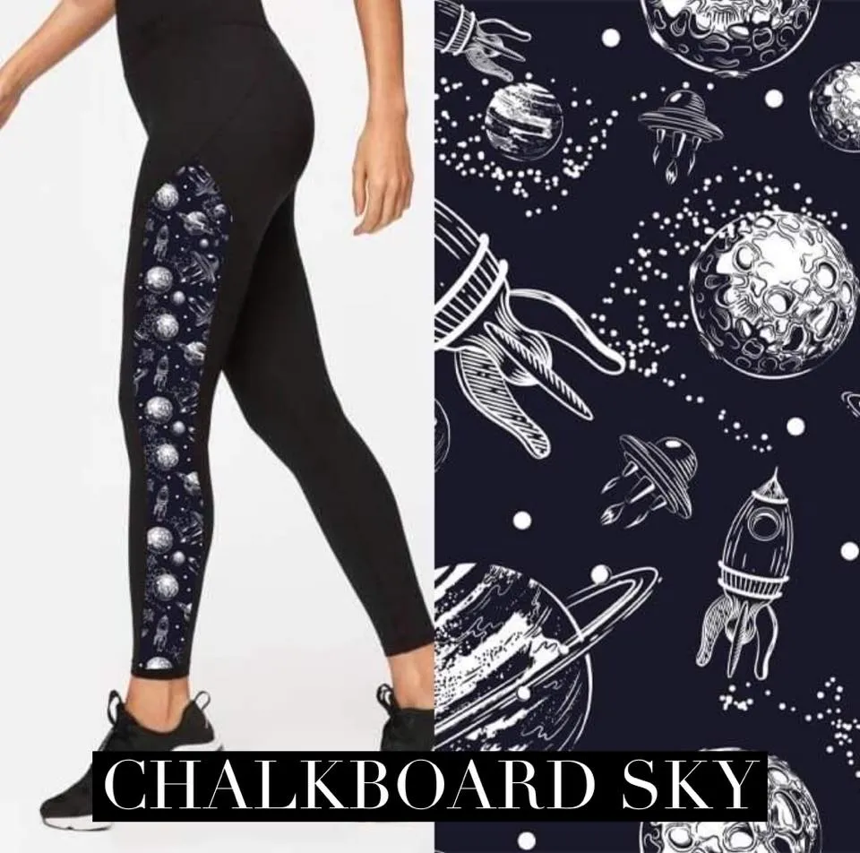 Chalkboard Sky Leggings