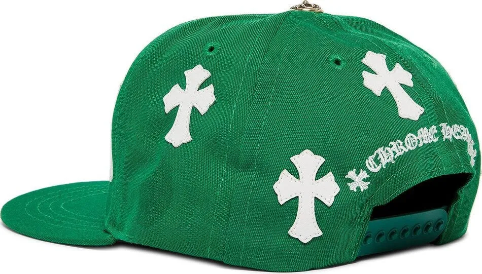 Chrome Hearts Cross Patch Cap, Green