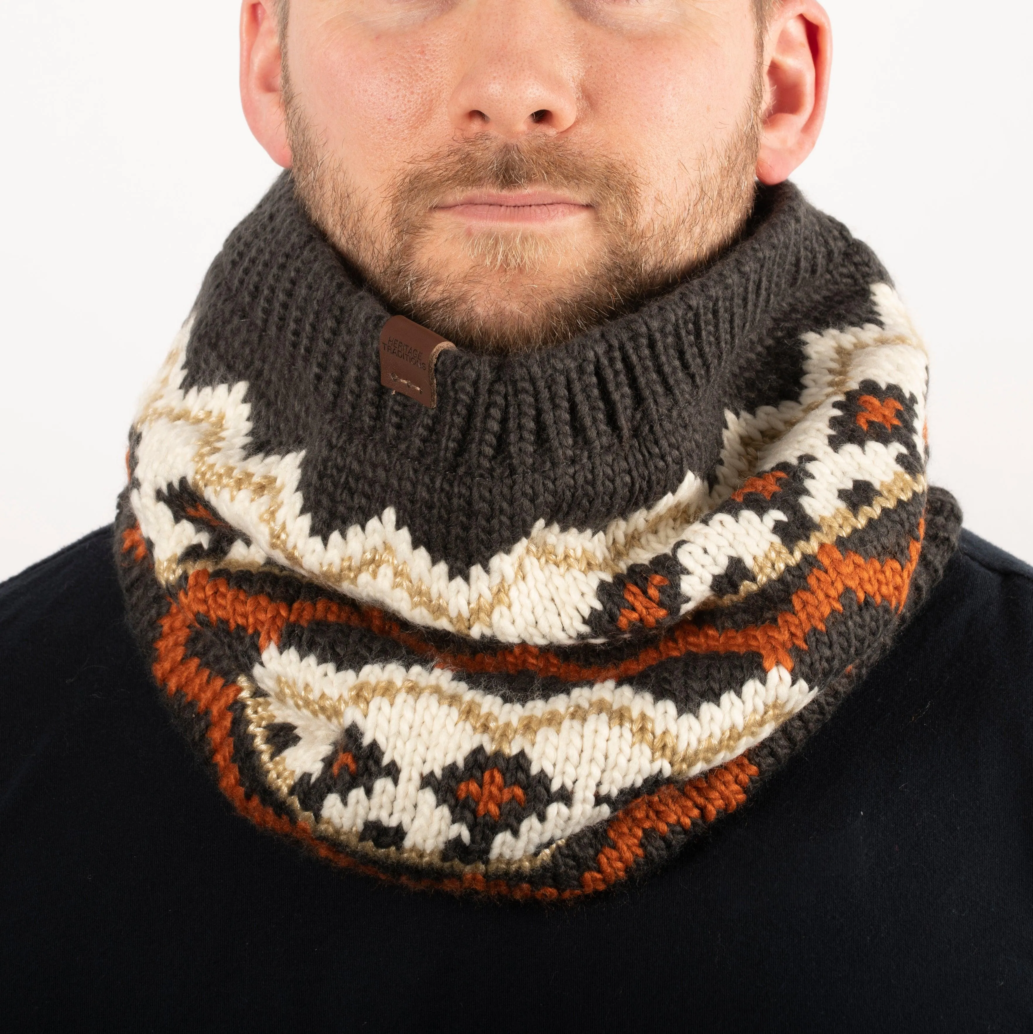 Chunky Fair-Isle Neckwarmer