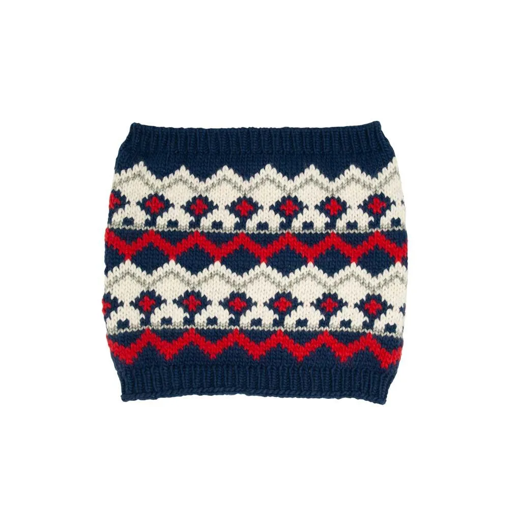 Chunky Fair-Isle Neckwarmer