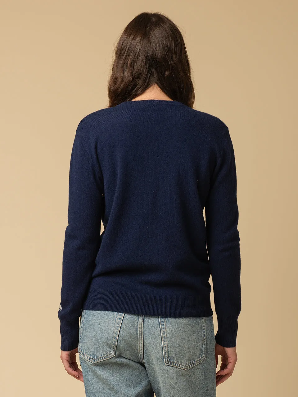 Classic Crew Neck Sweater_Navy