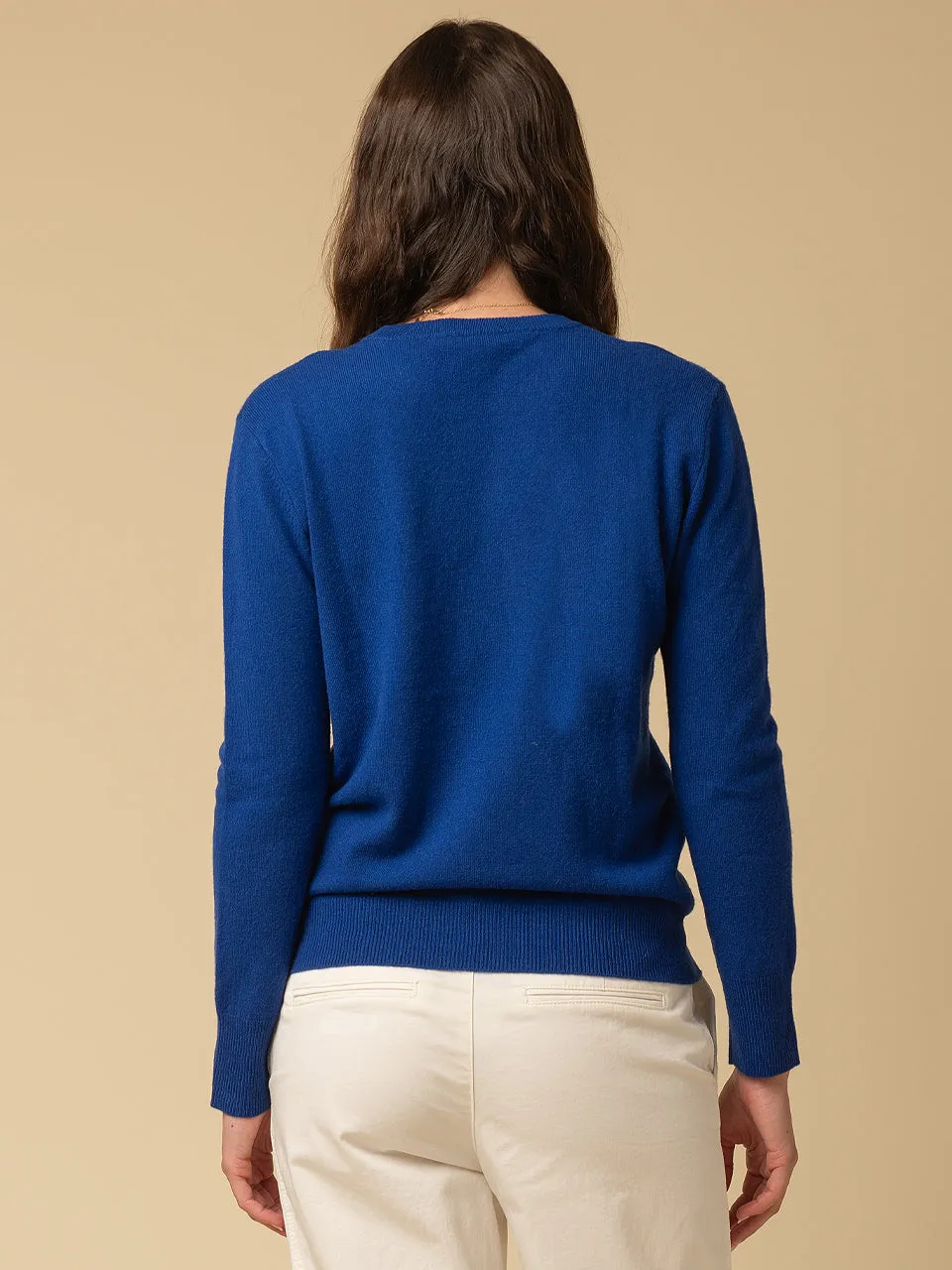 Classic Crew Neck Sweater_Royal Blue