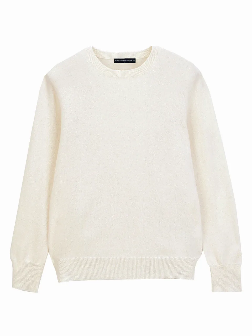 Classic Crew Neck Sweater_Vintage White