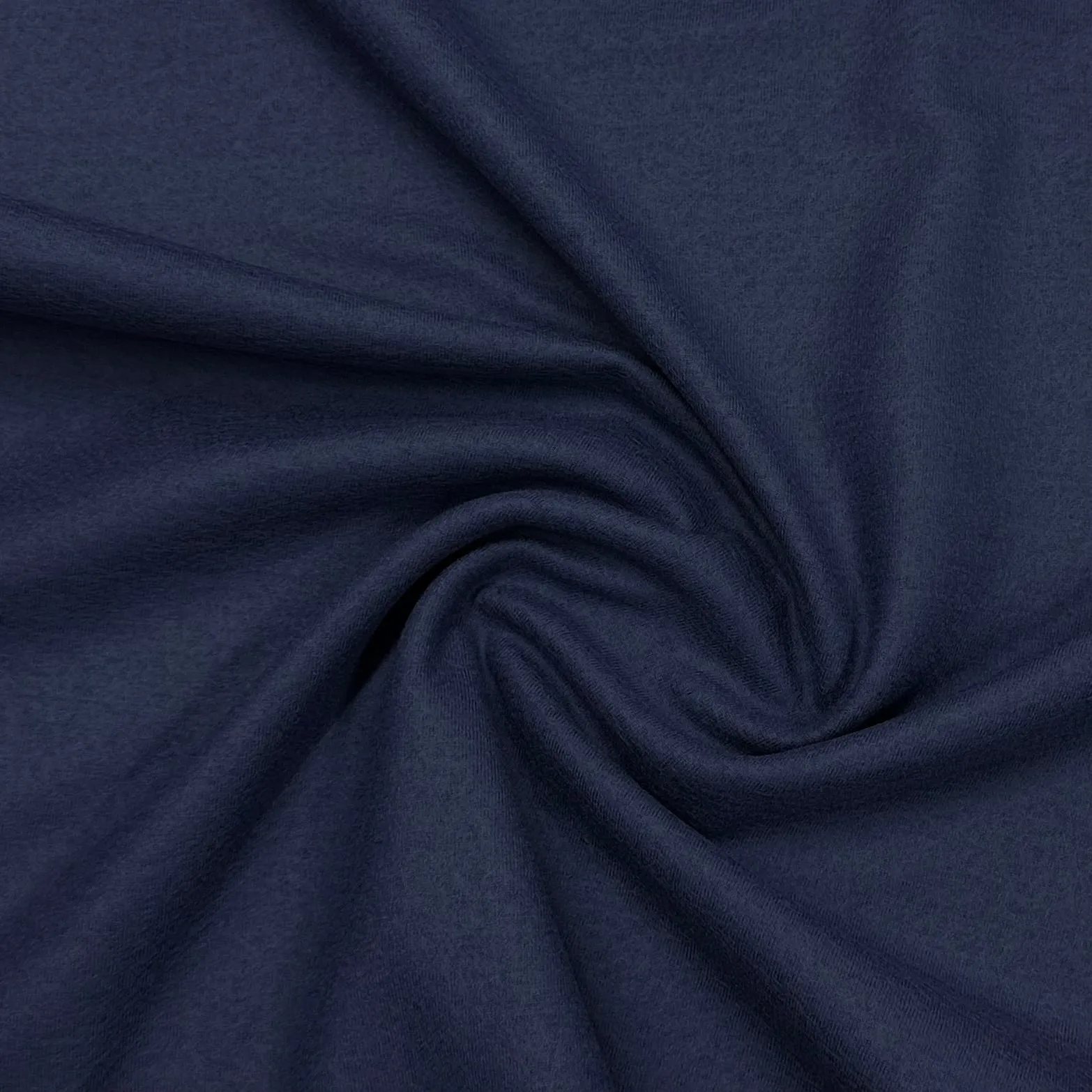 Dark Periwinkle Boiled Wool Fabric