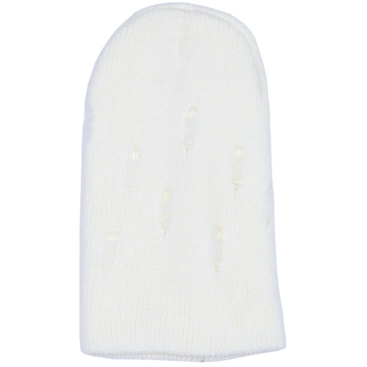 Distressed Slouchy Unisex Ribbed Soft Knit Beanie