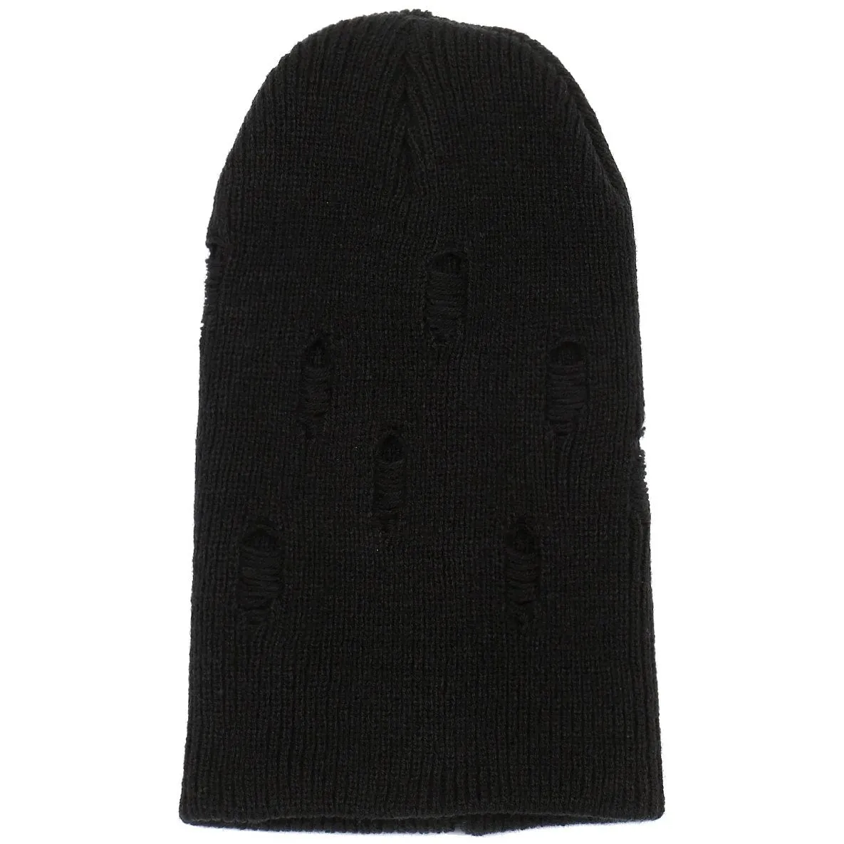 Distressed Slouchy Unisex Ribbed Soft Knit Beanie