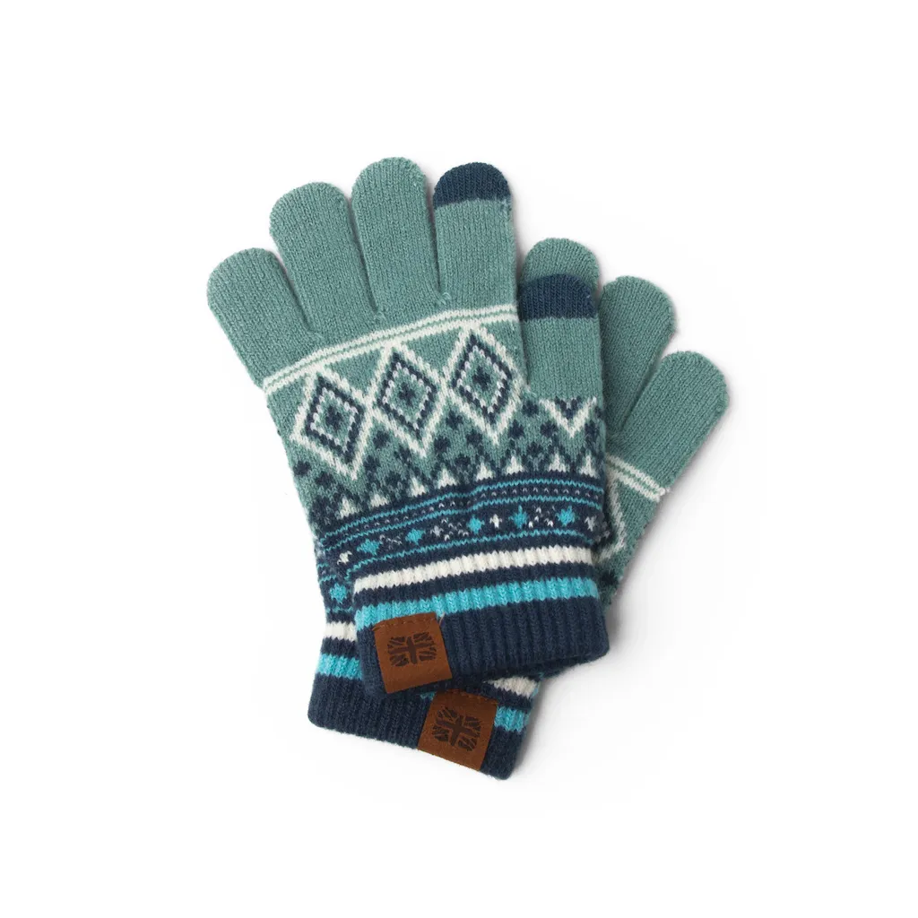 Fair Isle Gloves - Kids