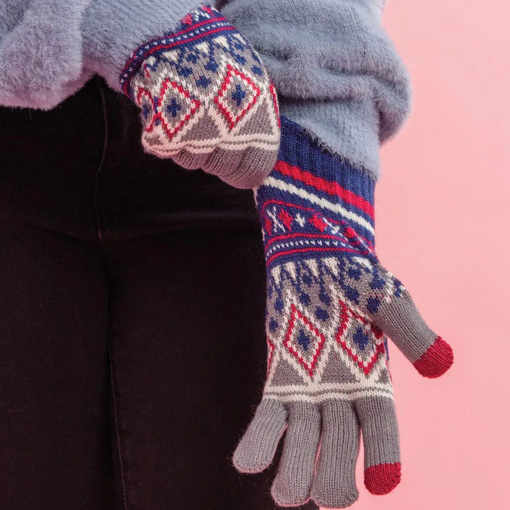 Fair Isle Gloves - Kids