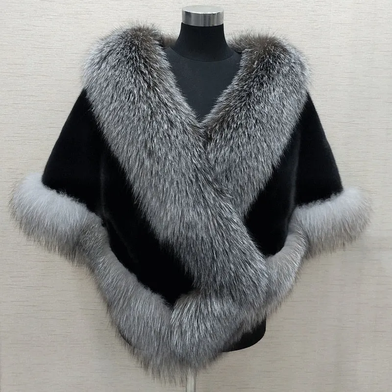 Faux Fur Wraps Winter Wedding Coat Warm Shawls Shrug