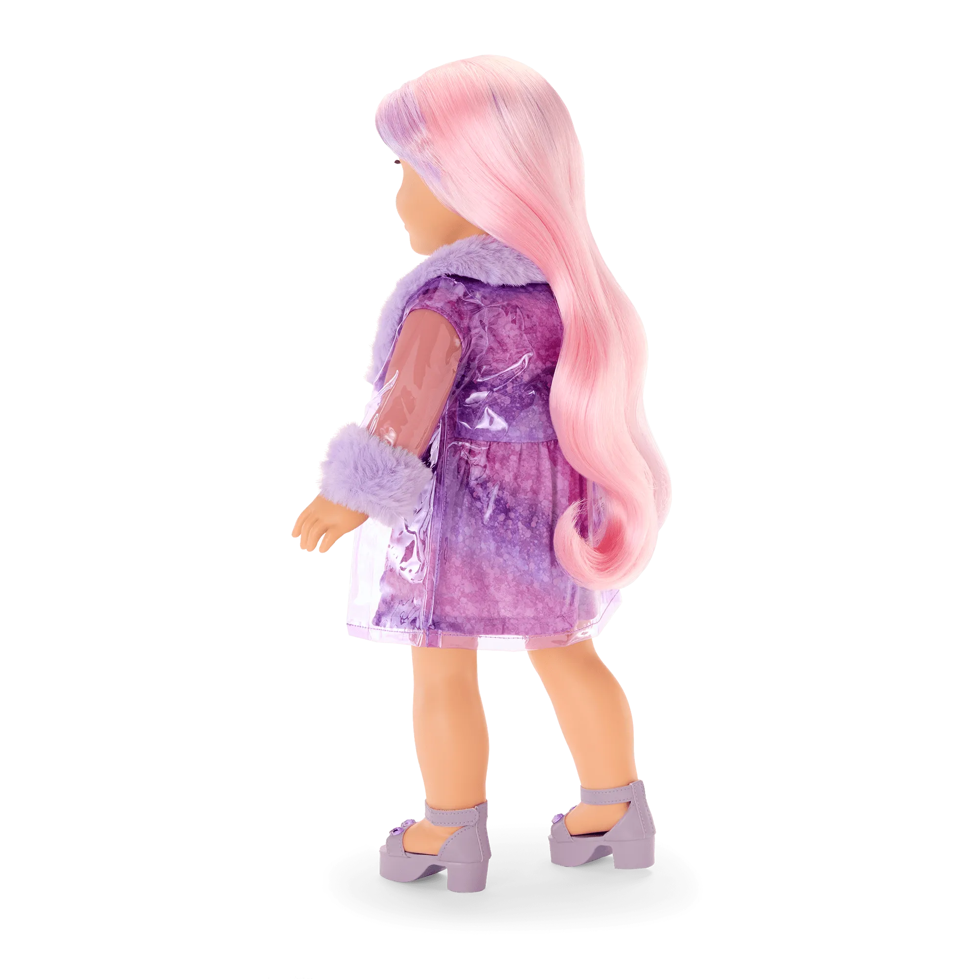 February Amazing Amethyst Outfit for 18-inch Dolls