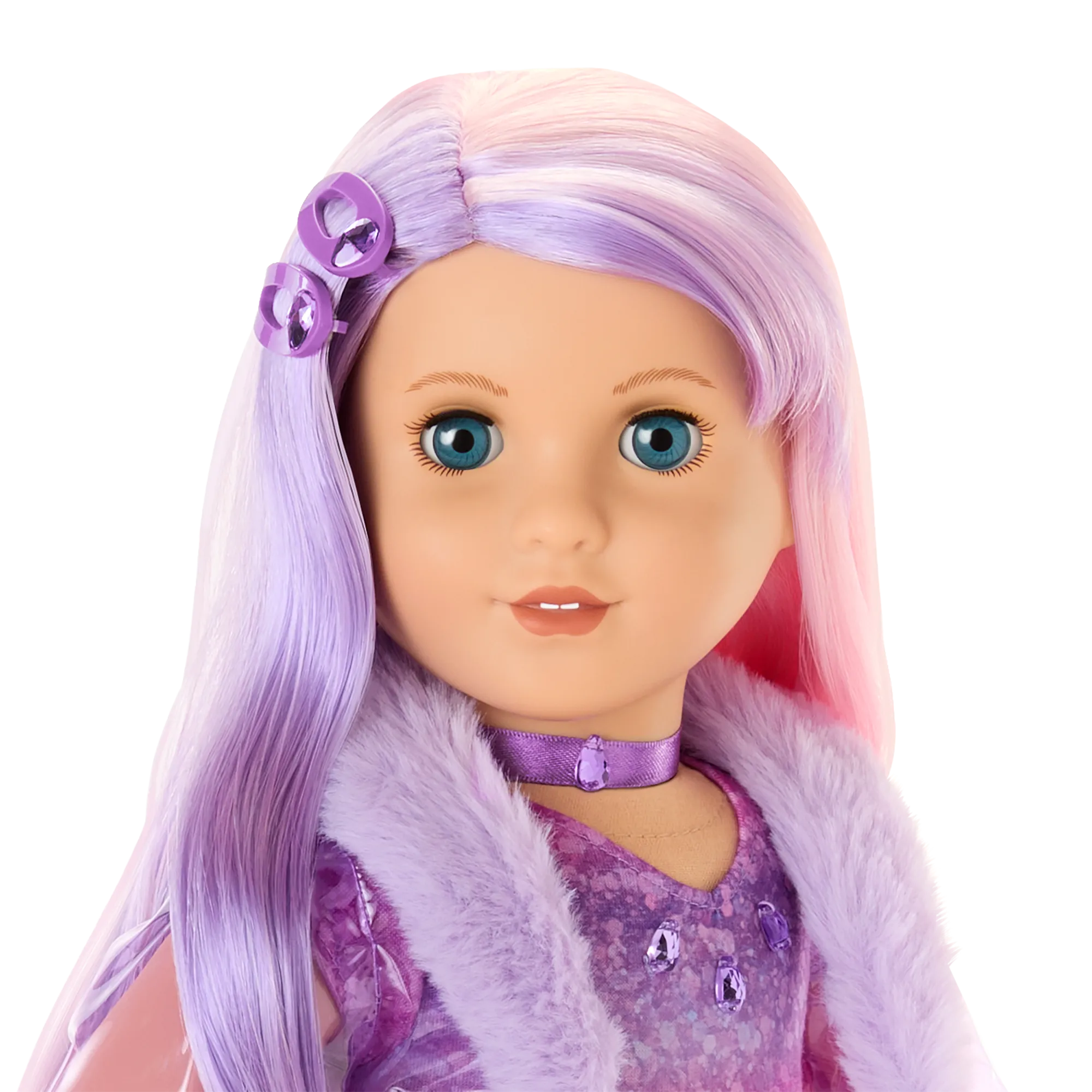 February Amazing Amethyst Outfit for 18-inch Dolls