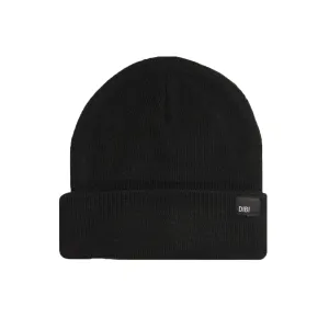 Fleece Lined Black Beanie