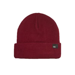 Fleece Lined Burgundy Beanie