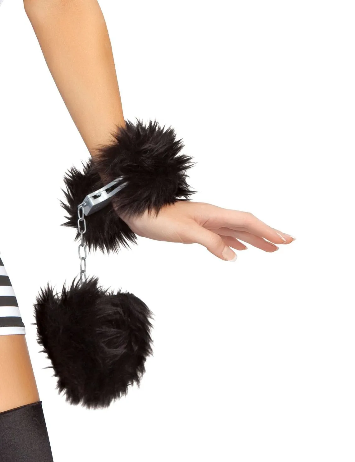 Fur Trimmed Handcuffs