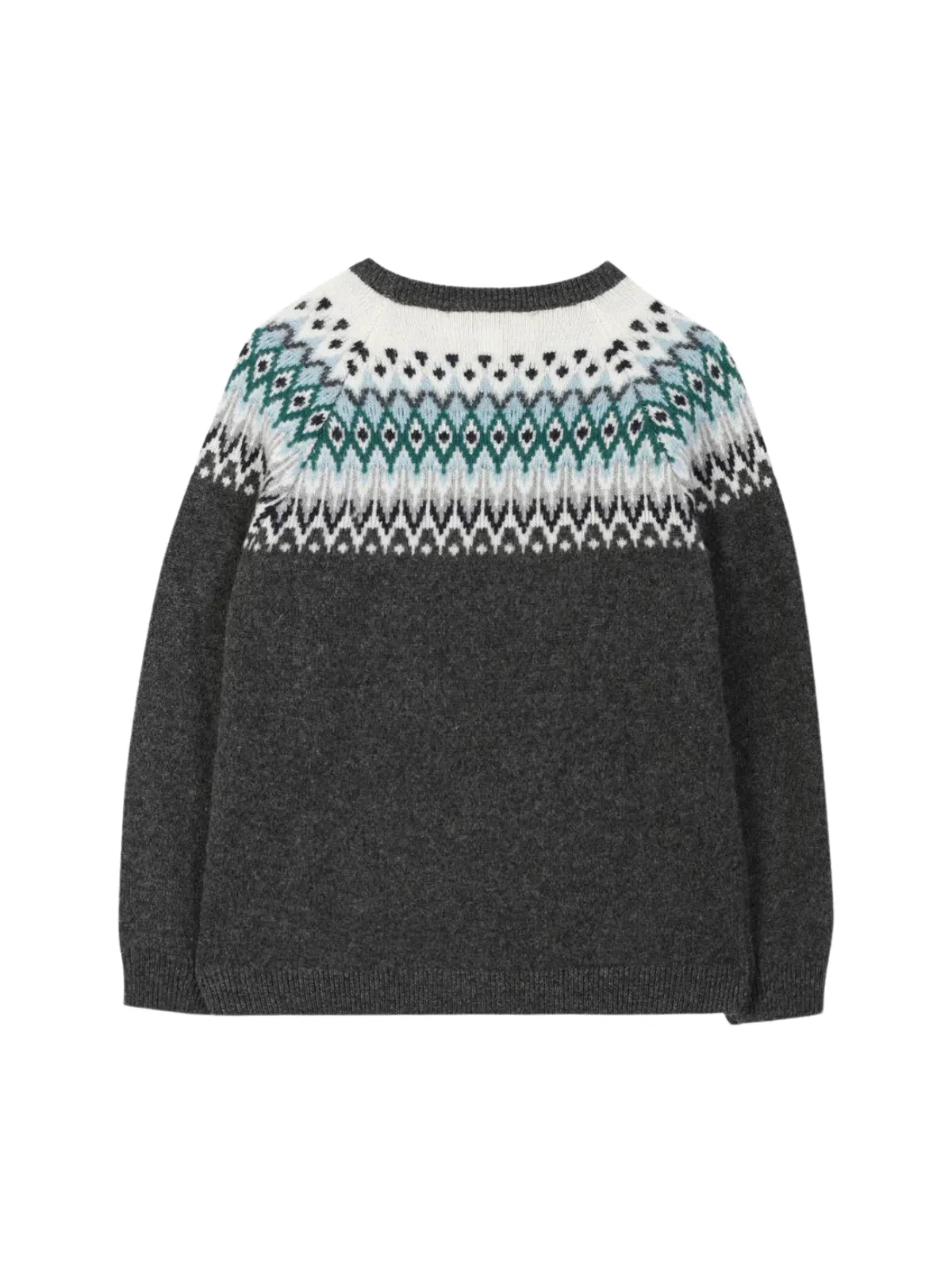 Gray Fair Isle Sweater