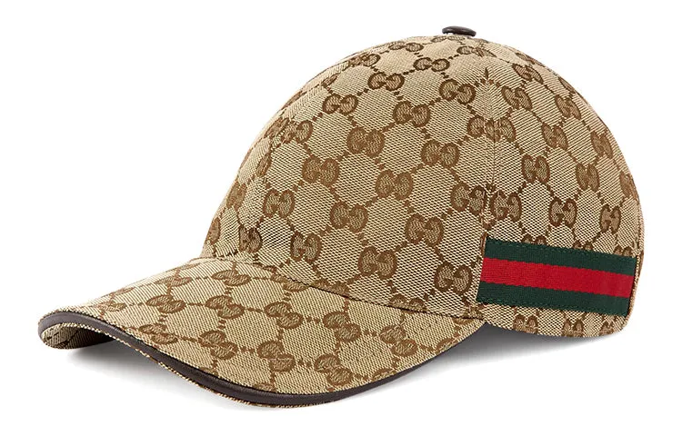 Gucci Original GG Canvas baseball cap, beige/green/red