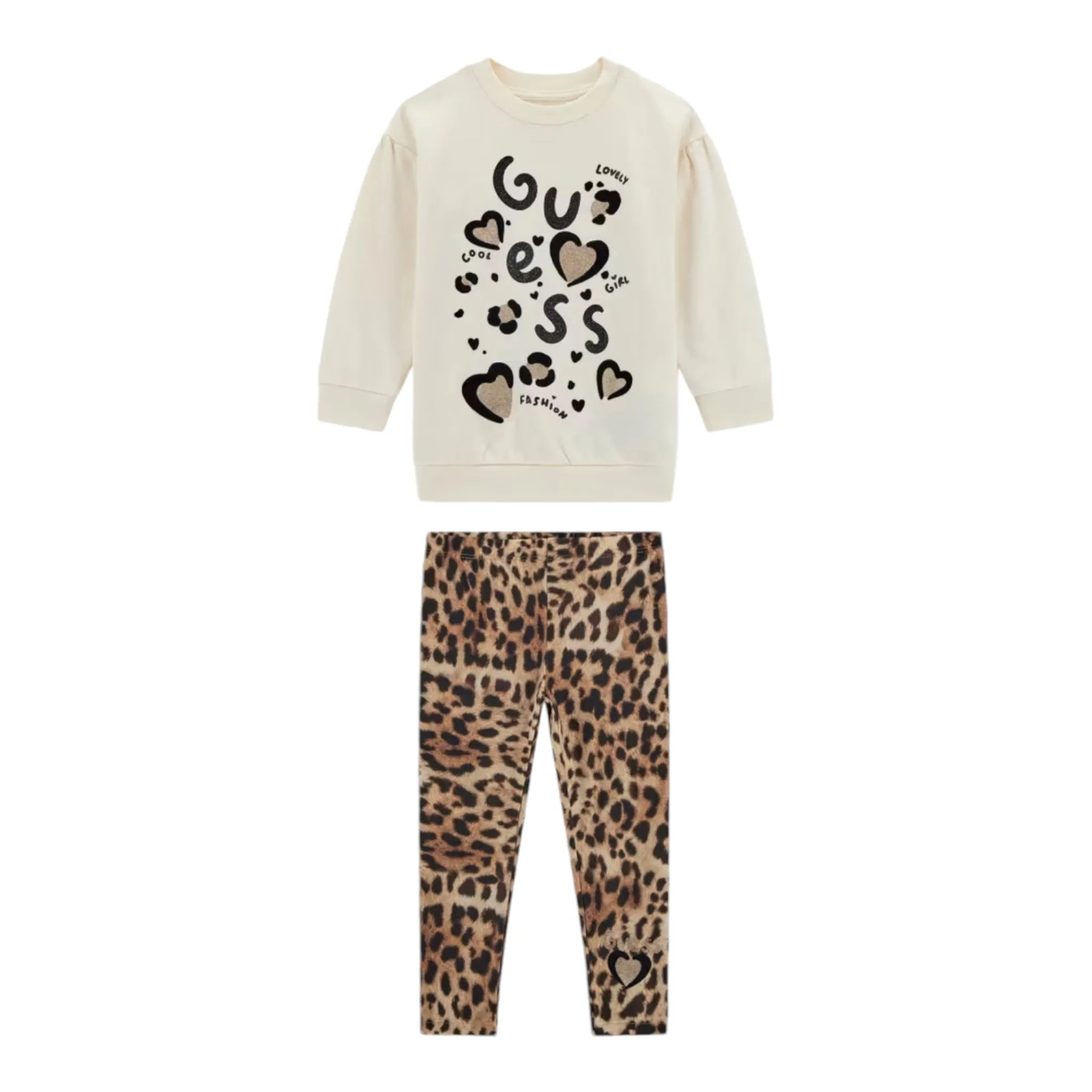 Guess - 2 piece legging set, animal print