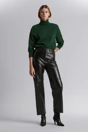 H&M Merino wool turtleneck sweater, green