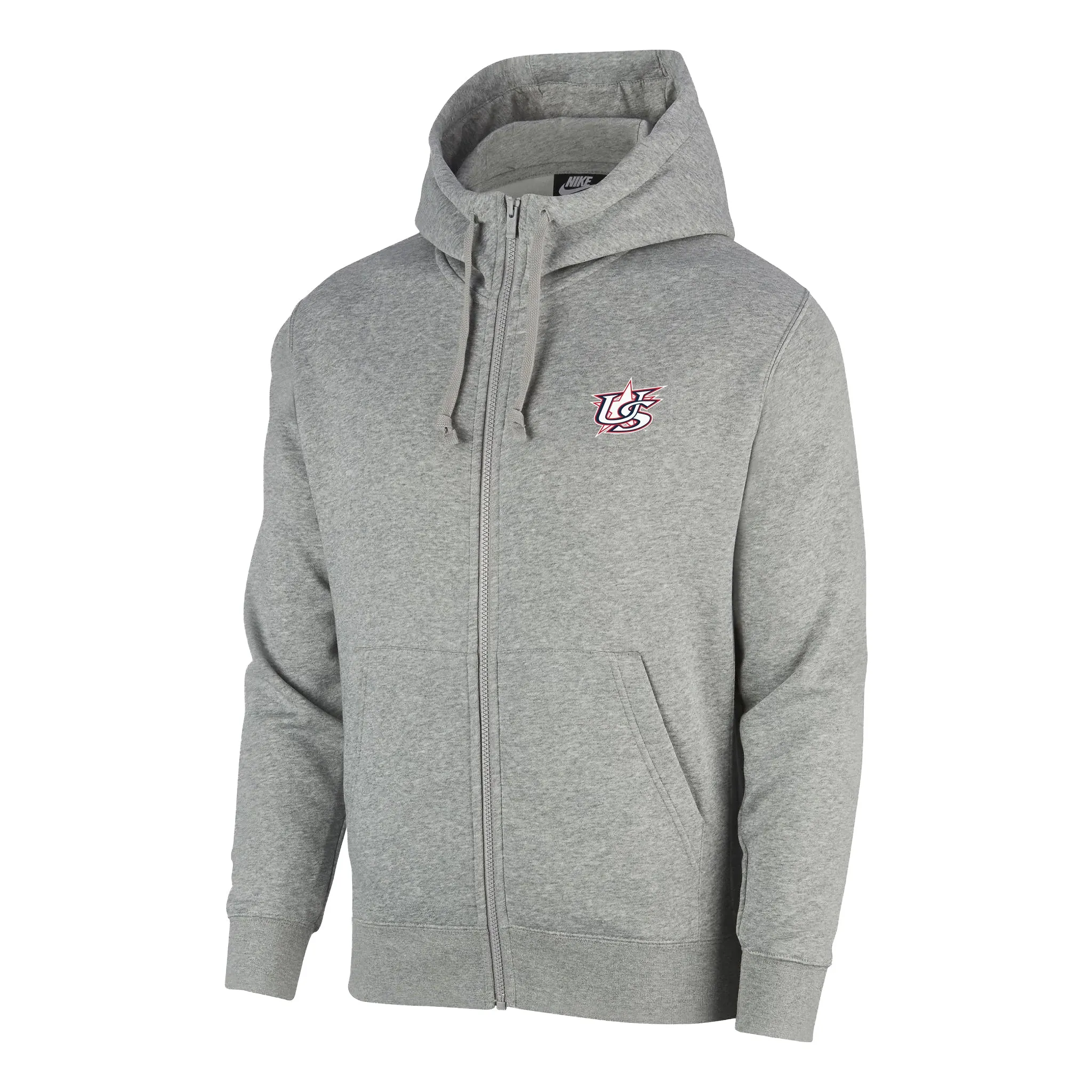 Heather Grey Full Zip Club Fleece