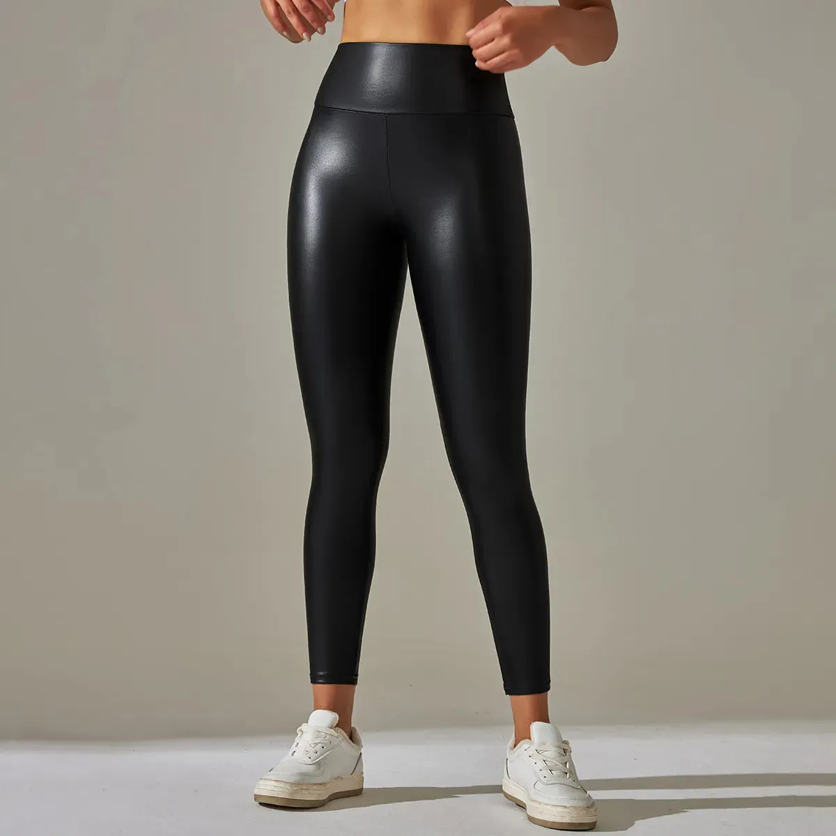 High Waist Leather Sexy Leggings Trousers