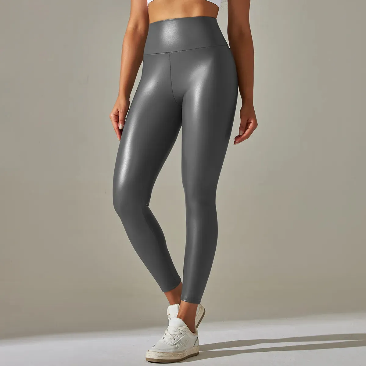 High Waist Leather Sexy Leggings Trousers