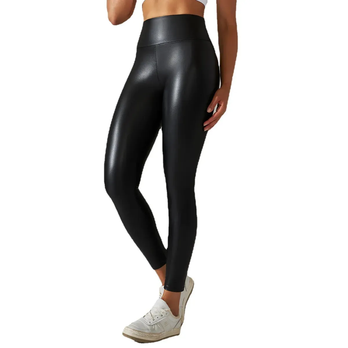 High Waist Leather Sexy Leggings Trousers