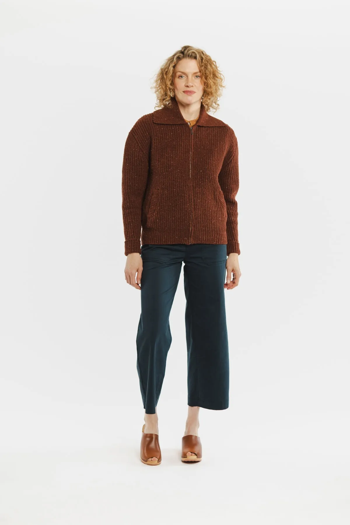 Irwin Cardigan / Burnt Umber