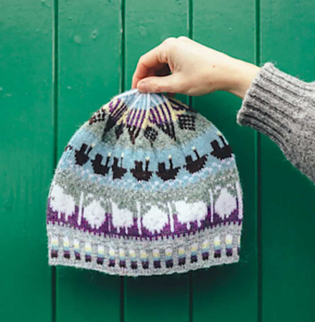 Jamieson & Smith Knitting Pattern Roadside Beanie