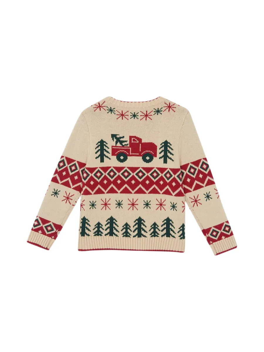 Joel Christmas Truck Sweater