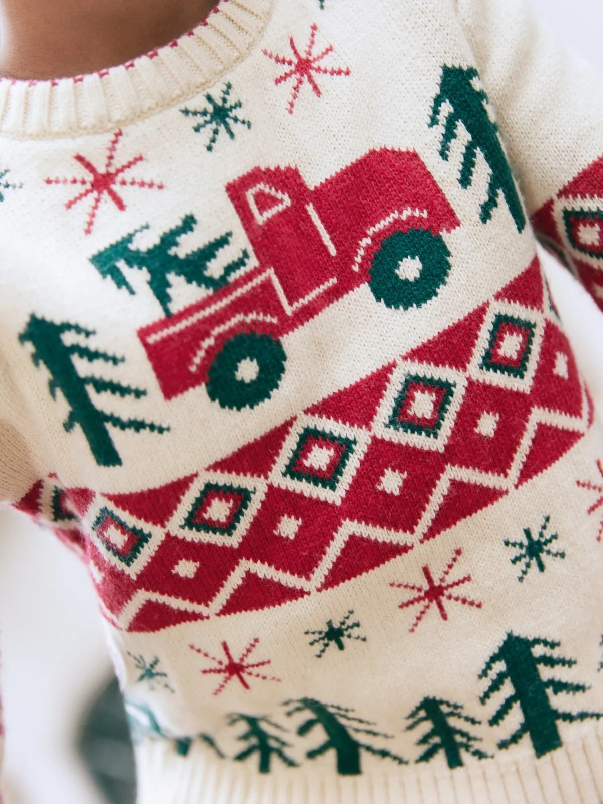 Joel Christmas Truck Sweater