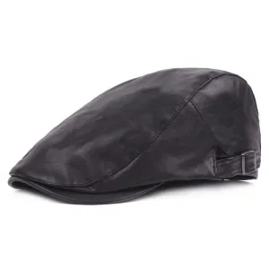 Leather Vintage Beret