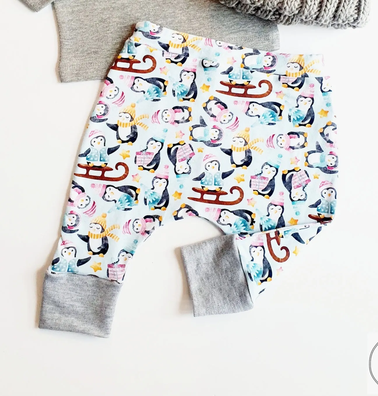 Leggings-Penguins Print