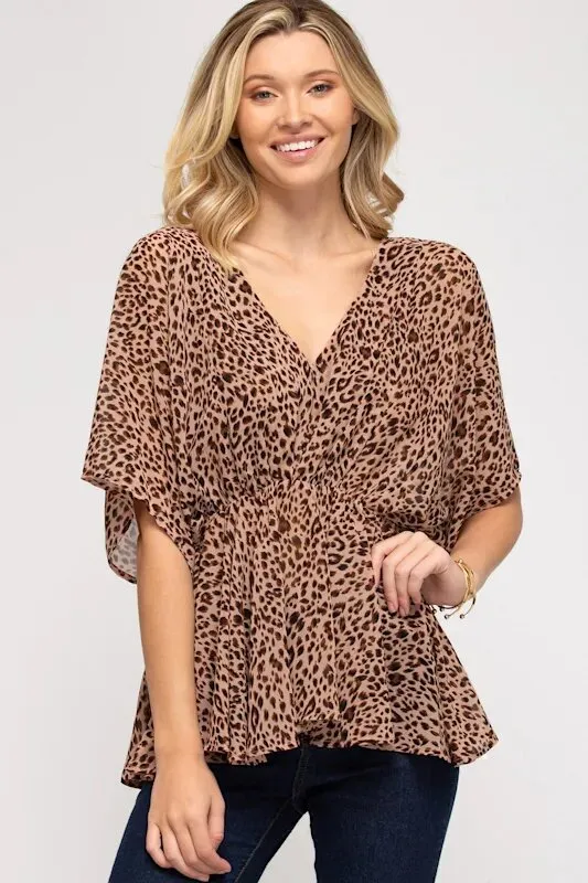 Leopard Print Top - Animal Print