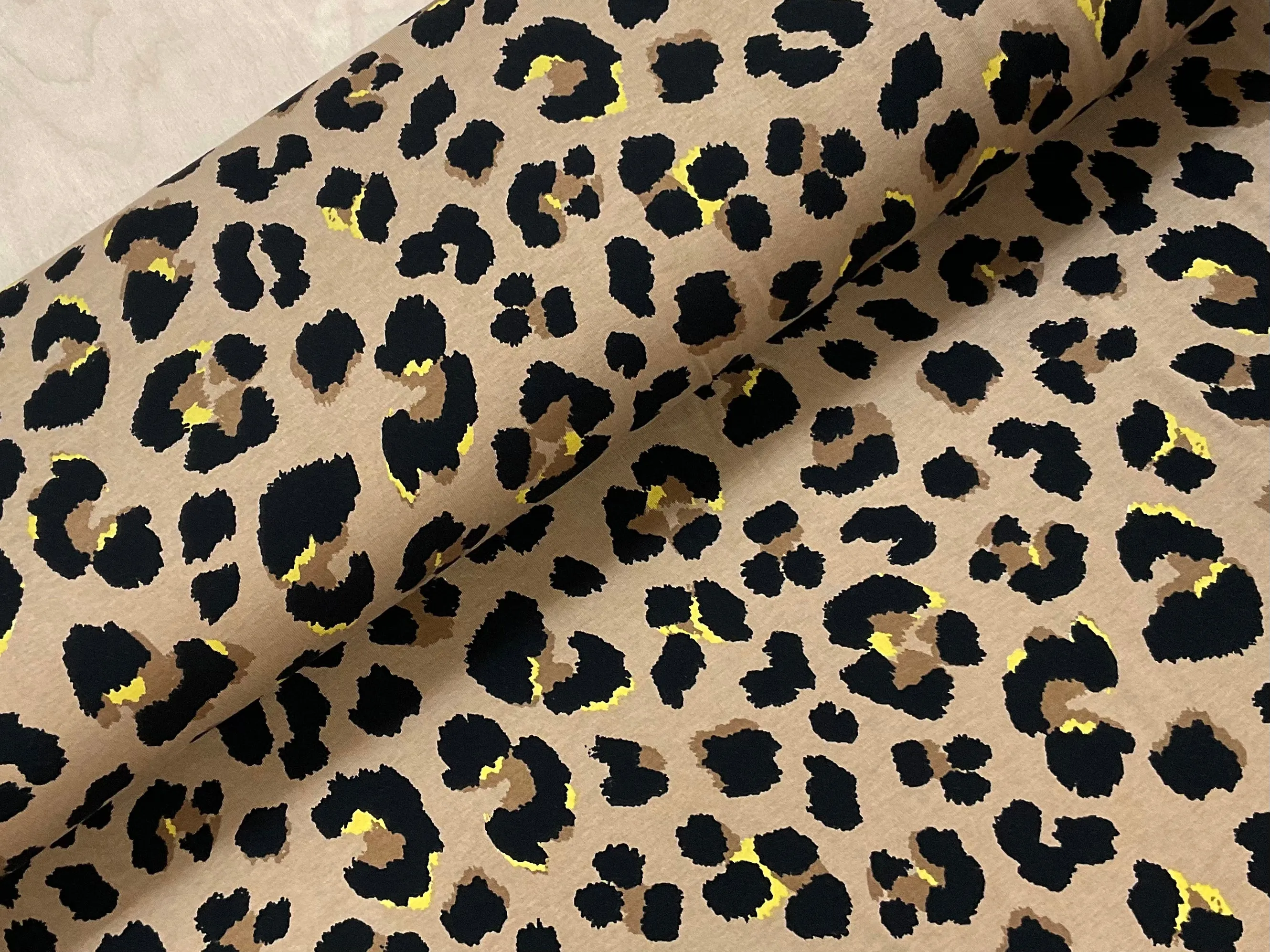 Leopard Print Viscose Jersey