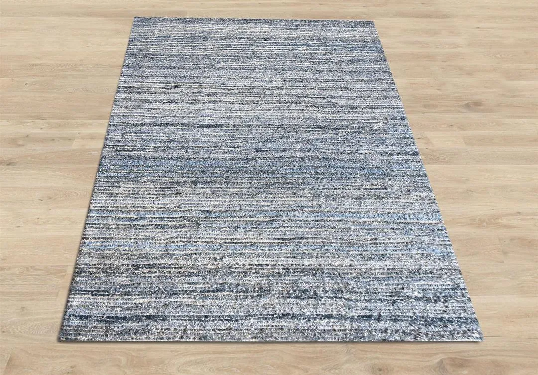 Leopold Recycled Denim & Wool Rug