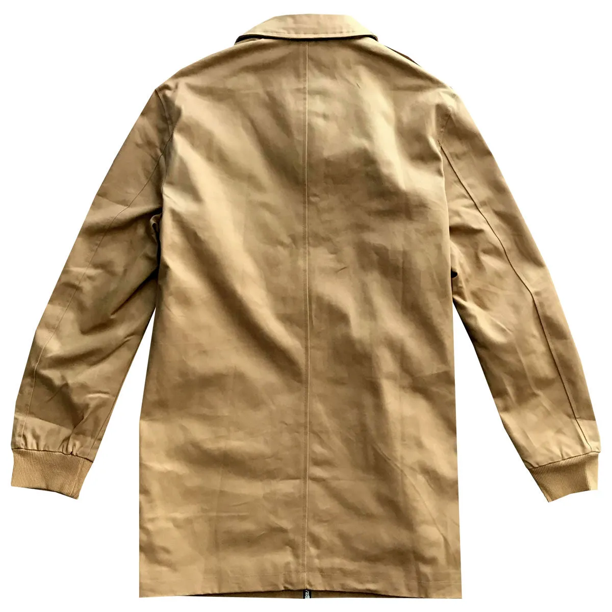 Manhattan Camel Men's Long Twill Jacket