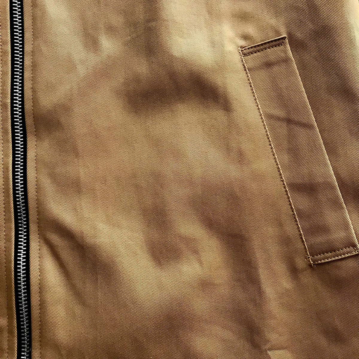 Manhattan Camel Men's Long Twill Jacket